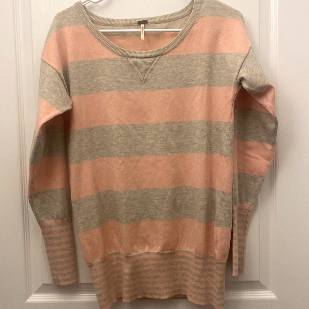 Lightweight Striped Crewneck